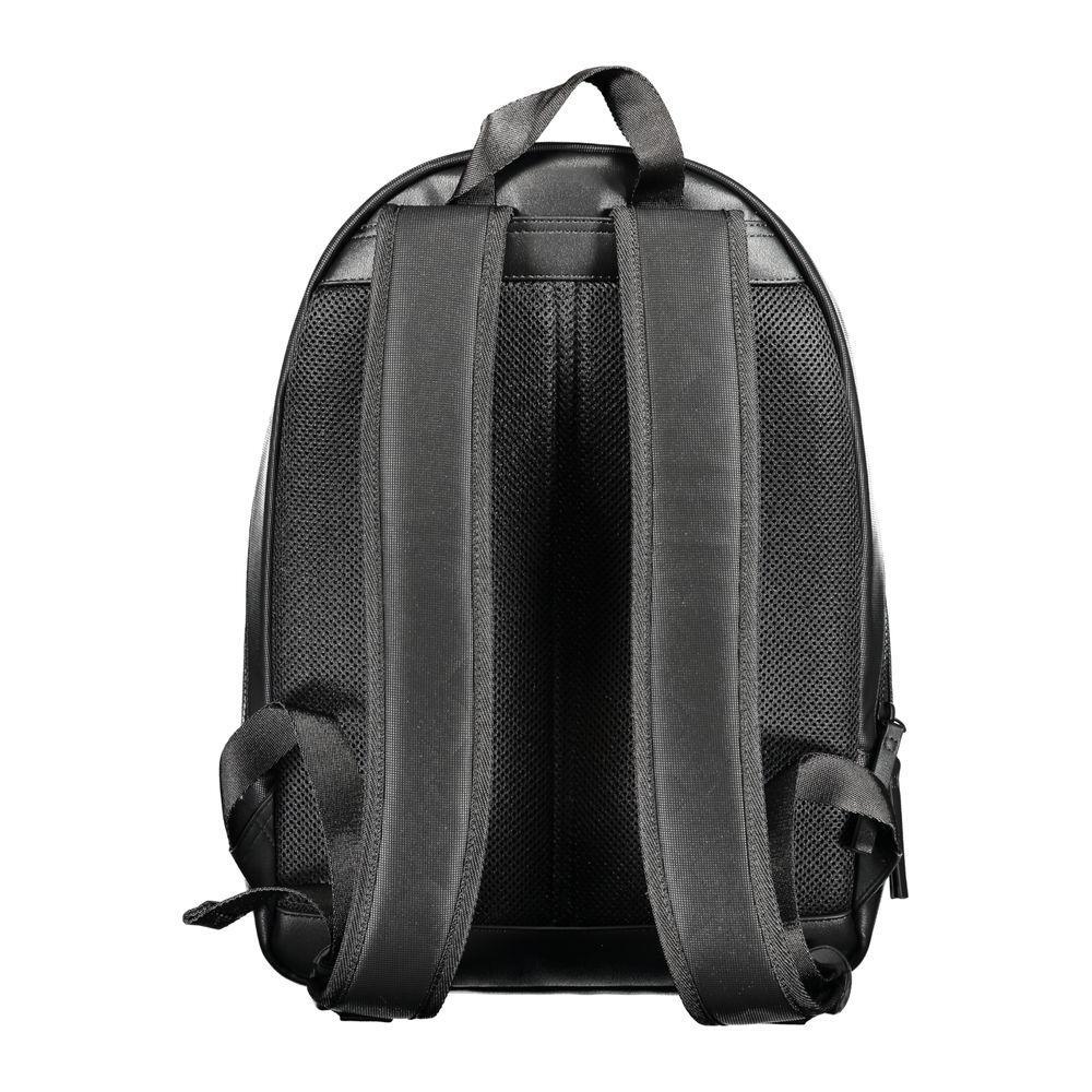 Tommy Hilfiger Black Polyester Backpack TO-30689