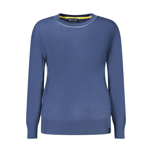 North Sails Blue Cotton Women Sweater NO-35960-XS