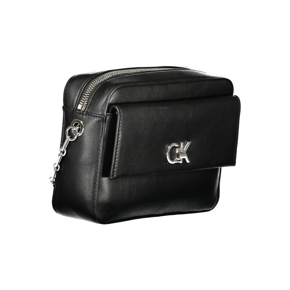 Front view with bag zipped and handles upright.