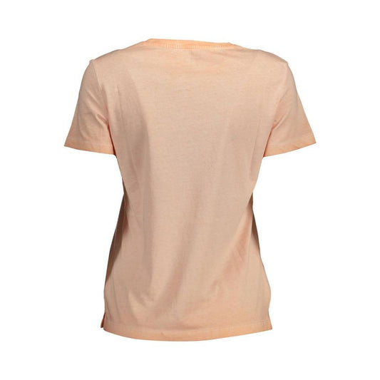 Guess Jeans Pink Cotton Women T-Shirt