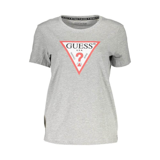 Guess Jeans Brown Cotton Women T-Shirt