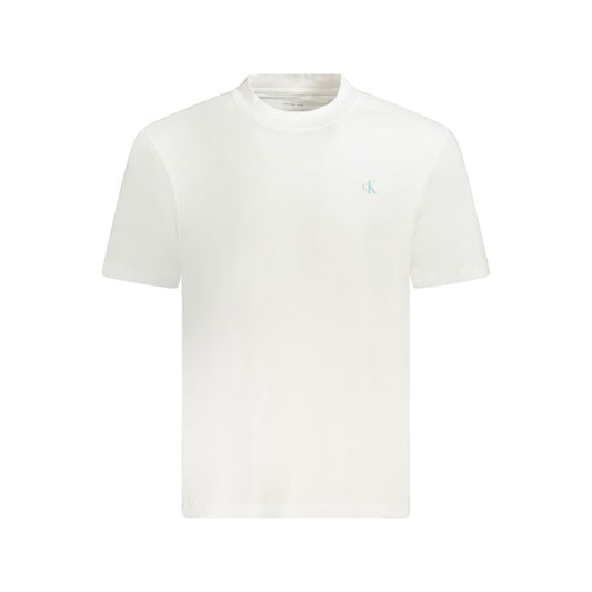 Calvin Klein Bianco Cotton Men T-Shirt