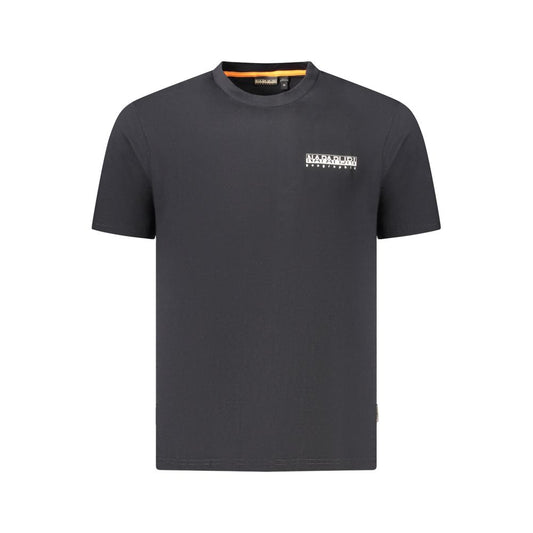 Napapijri Black Cotton Men T-Shirt NA-35903-M
