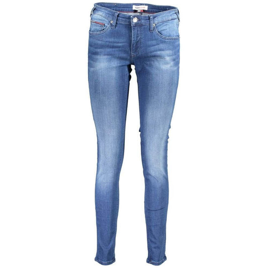 Tommy Hilfiger Blue Cotton Women Jeans TO-22924-W25 | L32