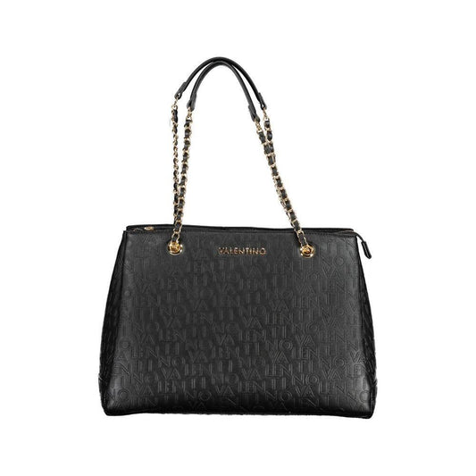Mario Valentino Black Polyethylene Women Handbag VA-37346