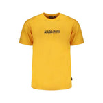 Napapijri Orange Cotton T-Shirt NA-29530-XXL