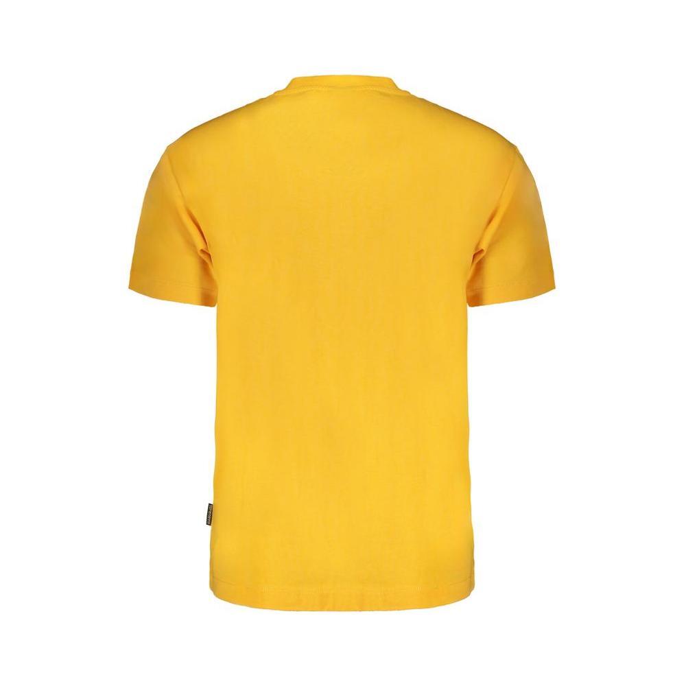 Napapijri Orange Cotton T-Shirt NA-29530-XXL