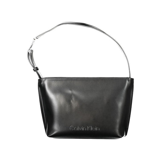 Calvin Klein Black Polyester Women Handbag CA-33626