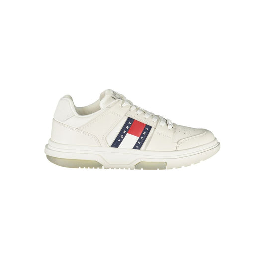 Tommy Hilfiger Bianco Polyurethane Women Sneaker