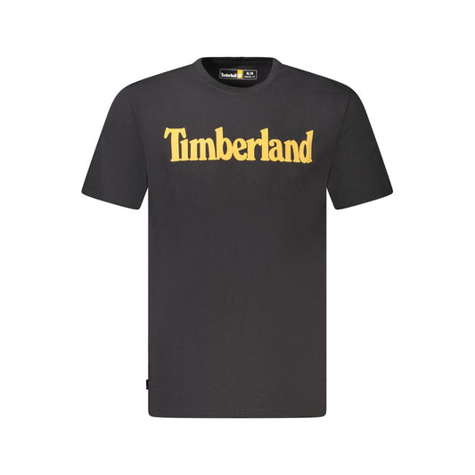 Timberland Black Cotton T-Shirt TI-35487-M