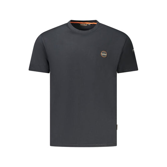 Napapijri Black Cotton Men T-Shirt NA-35887-M