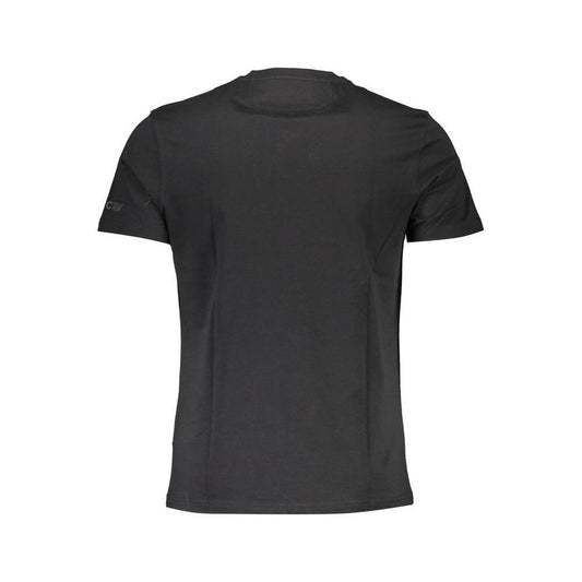 La Martina Black Cotton Men T-Shirt