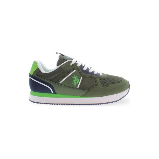U.S. POLO ASSN. Green Polyester Men Sneaker US-37748-EU44/US11