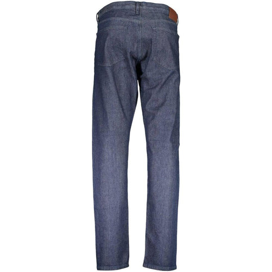 Gant Blue Cotton Men Jeans