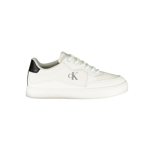 Calvin Klein Bianco Polyurethane Men Sneaker
