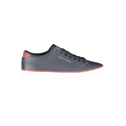Tommy Hilfiger Blue Polyurethane Men Sneaker