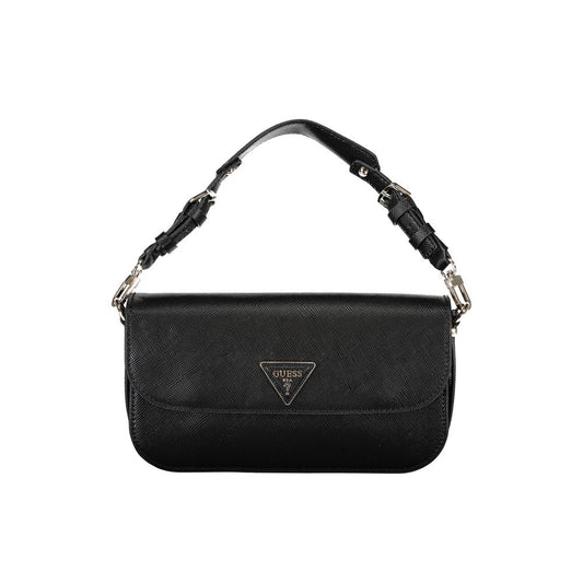 Guess Jeans Black Polyethylene Handbag GU-23431