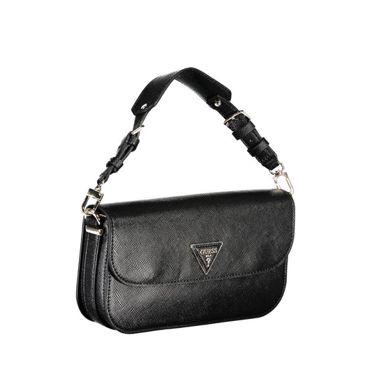 Guess Jeans Black Polyethylene Handbag GU-23431