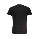 Cavalli Class Black Cotton T-Shirt CA-28465-L