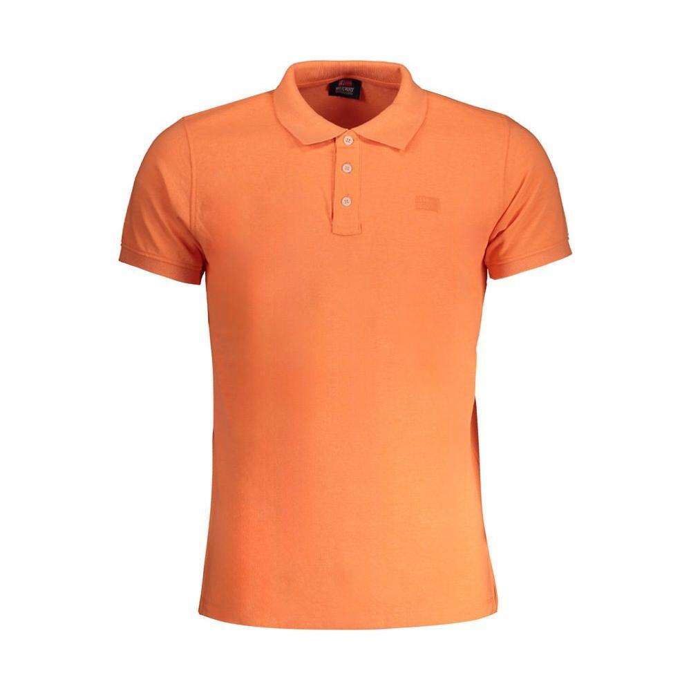 Norway 1963 Orange Cotton Polo Shirt NO-30254-M