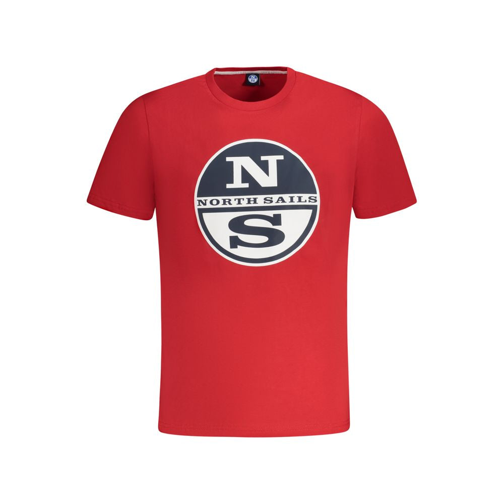 North Sails Rosso Cotton Men T-Shirt