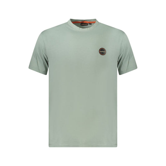 Napapijri Green Cotton Men T-Shirt NA-35911-S