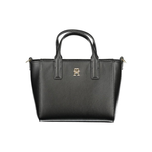 Tommy Hilfiger Black Polyester Women Handbag TO-36343