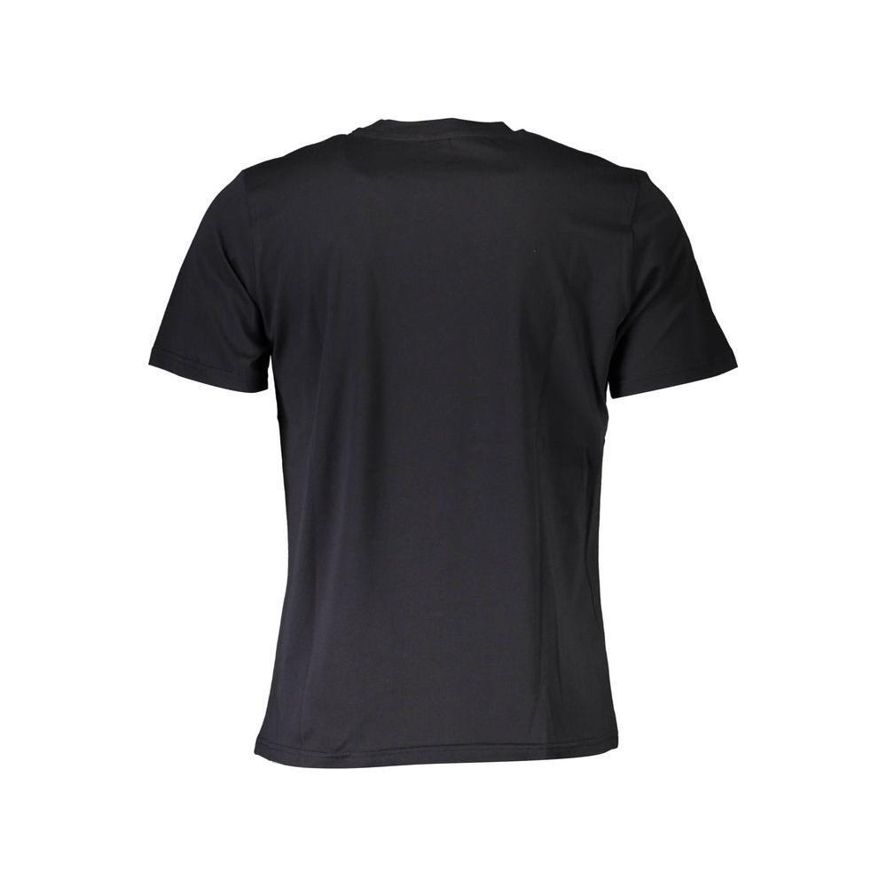 North Sails Black Cotton Men T-Shirt NO-36922-XL