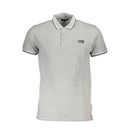 Cavalli Class Grigio Cotton Men Polo