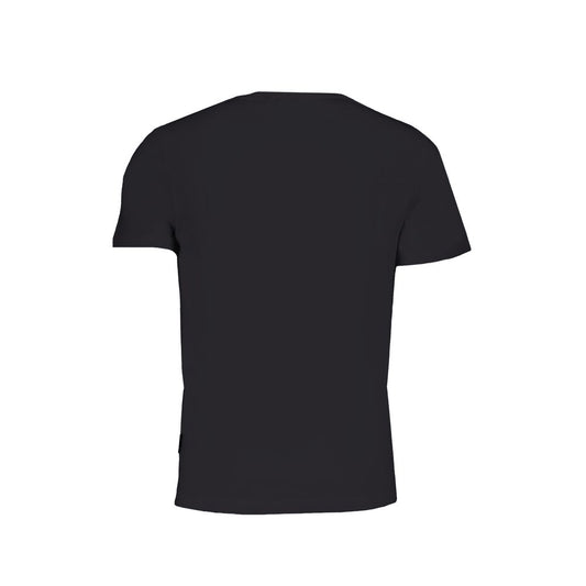 Napapijri Black Cotton T-Shirt NA-29521-L