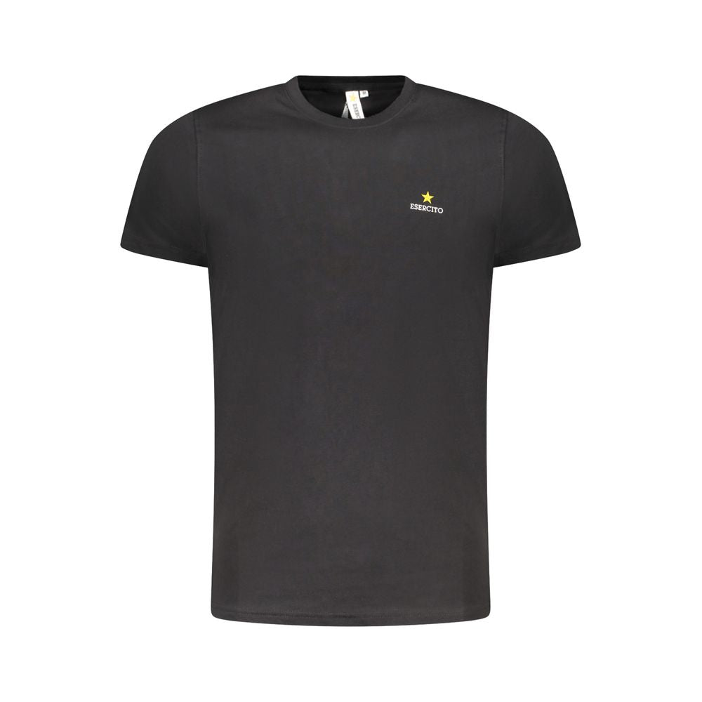 Esercito 1659 Black Cotton T-Shirt ES-36573-S
