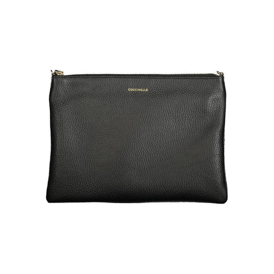 Coccinelle Black Leather Handbag CO-35660
