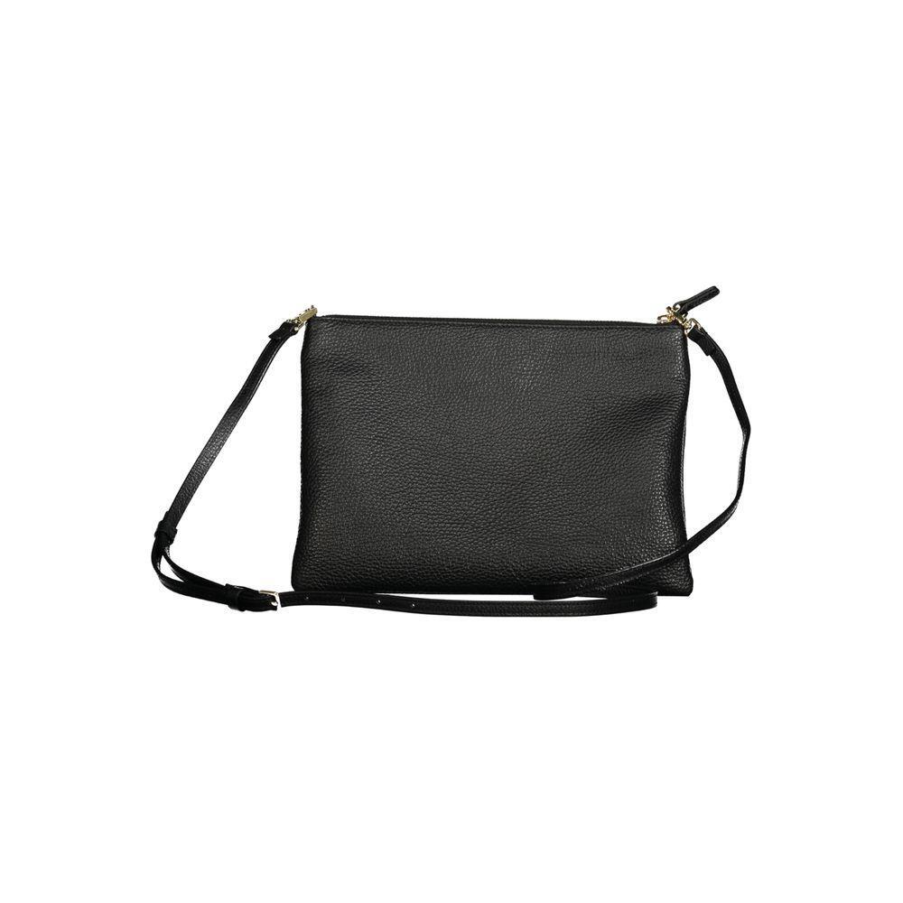 Front view with bag zipped and handles upright.