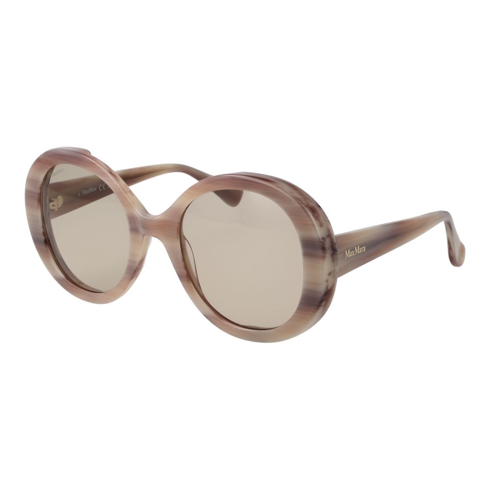 Max Mara Cream Acetate Sunglasses