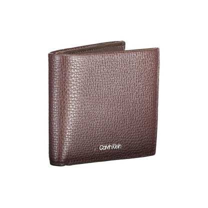 Calvin Klein Marrone Leather Men Wallet