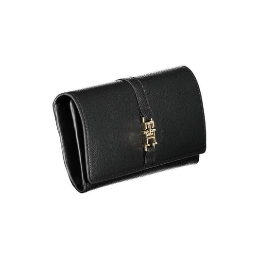 Tommy Hilfiger Black Polyethylene Wallet TO-16779