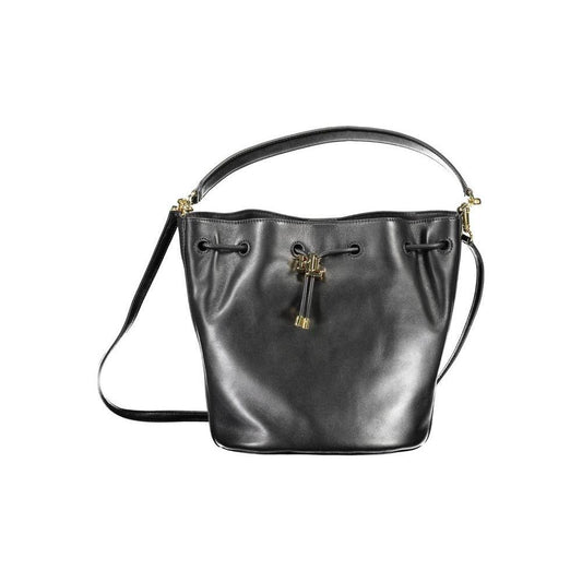Ralph Lauren Black Leather Handbag RA-13187