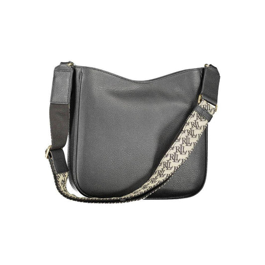 Ralph Lauren Black Leather Handbag RA-13192