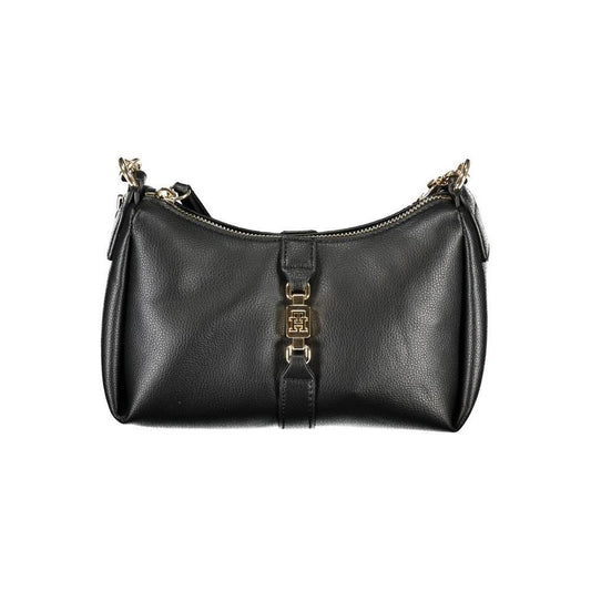 Tommy Hilfiger Black Polyester Handbag TO-26074