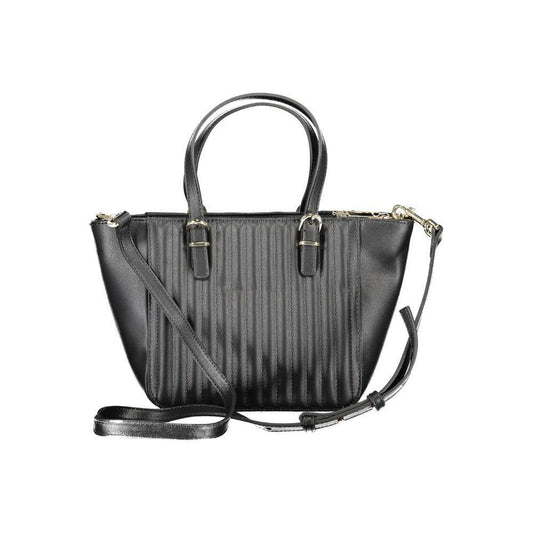 Tommy Hilfiger Black Polyethylene Handbag TO-16660