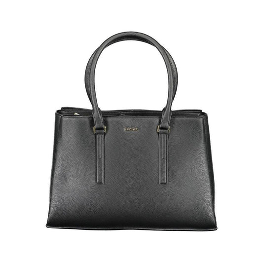 Calvin Klein Black Polyester Handbag CA-16804