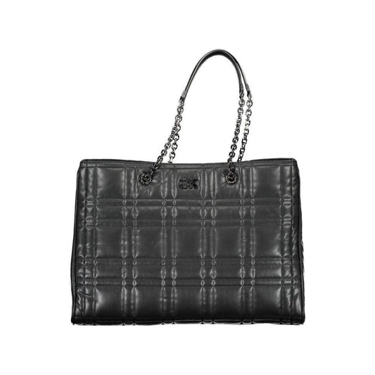 Calvin Klein Black Polyester Handbag CA-16805