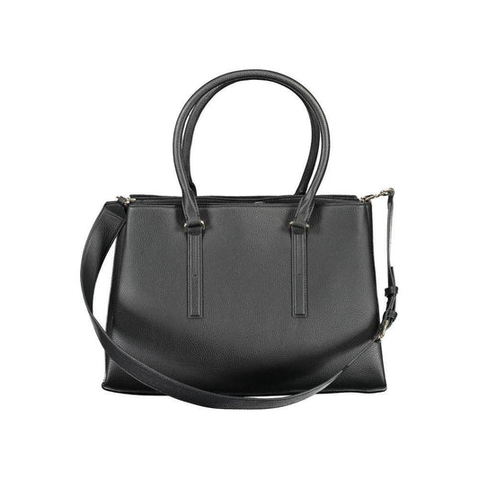 Calvin Klein Black Polyester Handbag CA-16804