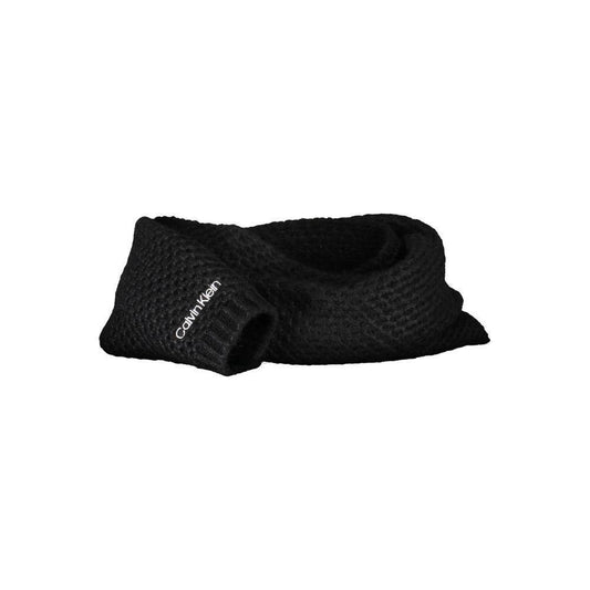 Calvin Klein Black Alpaca Wool Scarf CA-19062