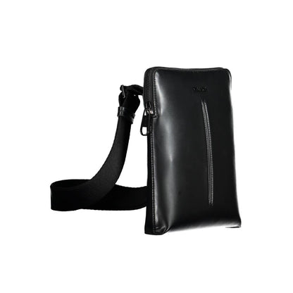 Calvin Klein Black Polyurethane Men's Shoulder Bag