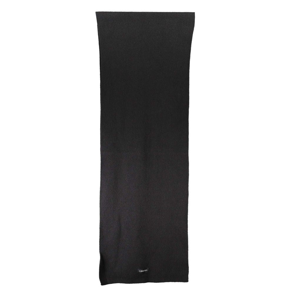 Calvin Klein Black Cotton Scarf CA-27491
