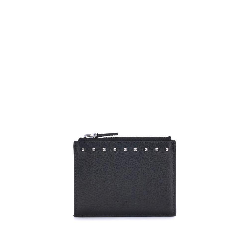 Valentino Garavani Rockstud Card Holder VA7Y2P0AQ5PDX0NOBB