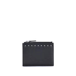 Valentino Garavani Rockstud Card Holder VA7Y2P0AQ5PDX0NOBB