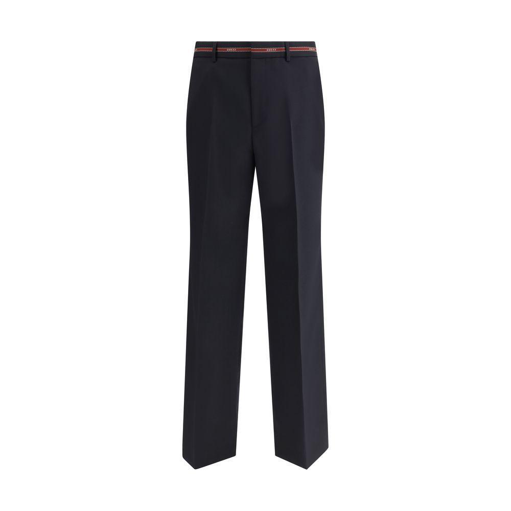 Gucci Selvedge detail Wool Pants GU-832544Z7AQV4668-IT48 | M