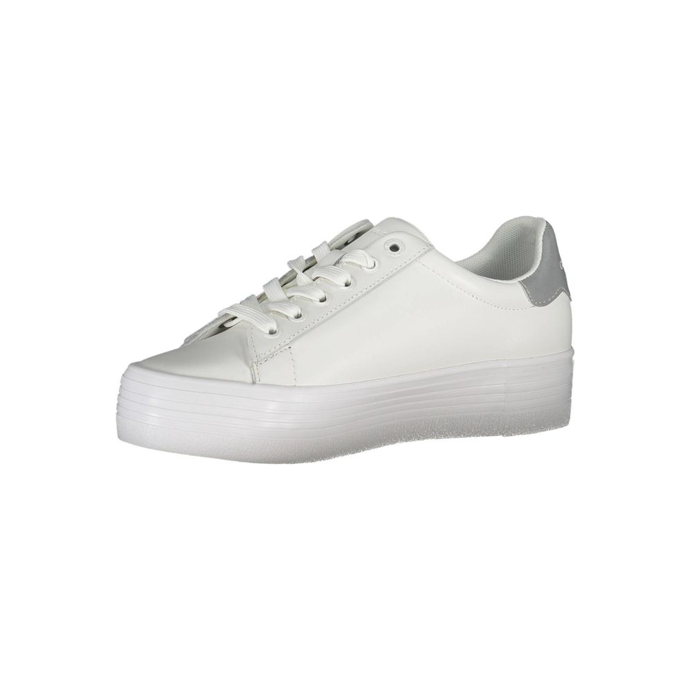Calvin Klein White Leather Women Sneaker